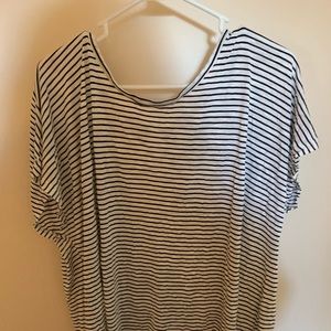 BNWT Striped Lace Back shirt